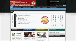 Desktop Screenshot of ingenieria.usco.edu.co
